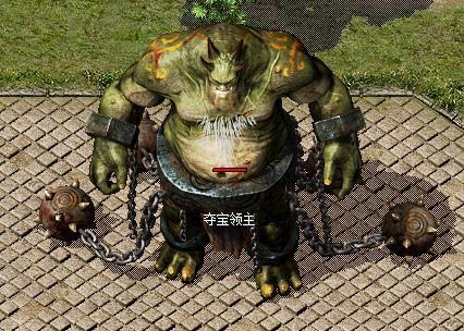 传奇屠龙殿波斯级狠角！暗之牛魔王单刷攻略